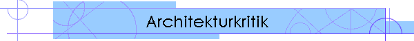 Architekturkritik